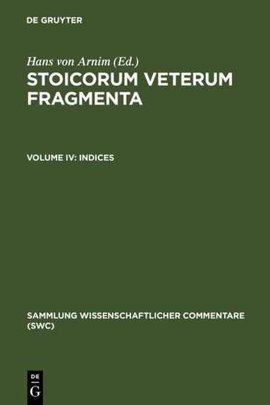Hans von Arnim - Indices, Inbunden