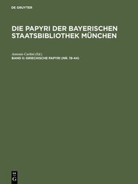 bokomslag Griechische Papyri (NR. 19-44)