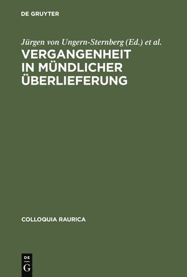 Jürgen Von Ungern-Sternberg, Hansjörg Reinau - Vergangenheit in mündlicher Überlieferung, Inbunden