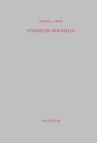 bokomslag Studies in Aeschylus