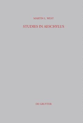 Studies in Aeschylus 1