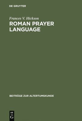 bokomslag Roman Prayer Language