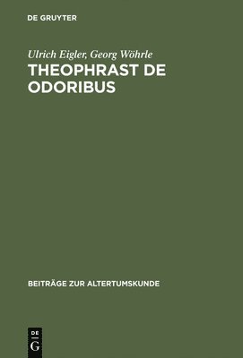 Theophrast De odoribus 1