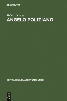 bokomslag Angelo Poliziano