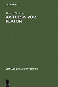 bokomslag Aisthesis vor Platon