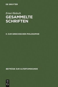 bokomslag Zur Griechischen Philosophie