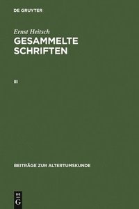 bokomslag Ernst Heitsch