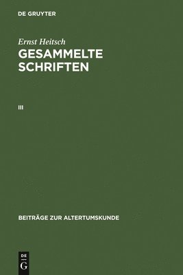 Ernst Heitsch - Ernst Heitsch, Inbunden