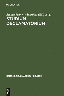 Bianca-Jeanette Schröder, Jens-Peter Schröder - Studium declamatorium, Inbunden