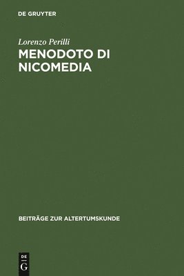 Lorenzo Perilli - Menodoto di Nicomedia, Inbunden