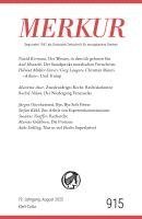 Christian Demand, Ekkehard Knörer - MERKUR 8/2025, Jg.79, Häftad