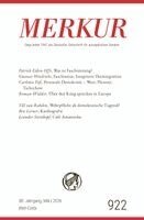 Ekkehard Knörer, Christian Demand - MERKUR 3/2026, Jg.80, Häftad