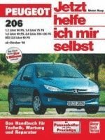 bokomslag Peugeot 206 ab Oktober 1998. Jetzt helfe ich mir selbst