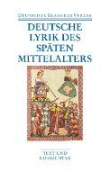 bokomslag Deutsche Lyrik des späten Mittelalters