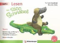 bokomslag Lesen mit Rico Schnabel, Heft 6: Texte - silbierte Ausgabe