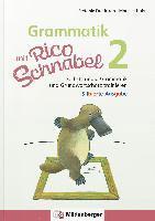 bokomslag Grammatik mit Rico Schnabel, Klasse 2 - silbierte Ausgabe
