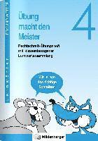 bokomslag Übung macht den Meister. Rechtschreib-Übungsheft 4. Druckschrift. RSR