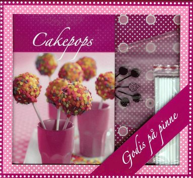 bokomslag Cakepops box - bok, spritspåse, cakepopspinnar