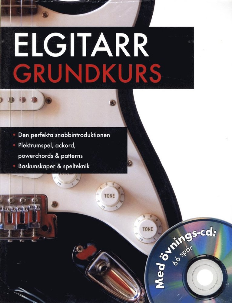 Frank Walter - Elgitarr Grundkurs Med övnings-cd, Häftad