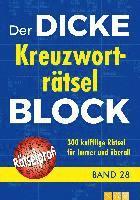 bokomslag Der dicke Kreuzworträtsel-Block Band 28