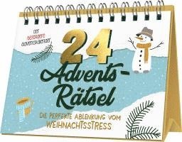24 Adventsrätsel I Die perfekte Ablenkung vom Weihnachtsstress, Inbunden