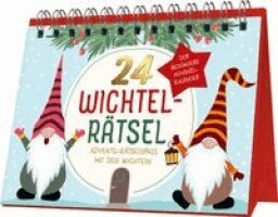 Philip Kiefer - 24 Wichtel-Rätsel | Advents-Rätselspaß mit den Wichteln, Inbunden