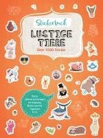 bokomslag Stickerbuch Lustige Tiere I Über 1000 Sticker