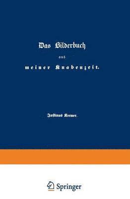 Justinus Kerner - Das Bilderbuch Aus Meiner Knabenzeit: Erinnerungen Aus Den Jahren 1786 Bis 1804, Häftad