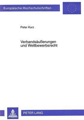 bokomslag Verbandsaeuerungen Und Wettbewerbsrecht