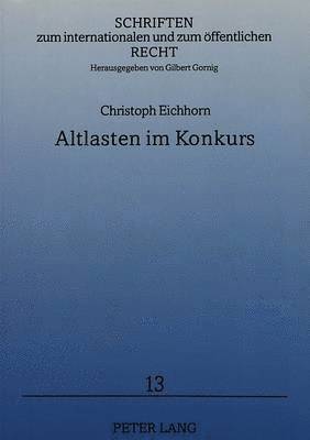 bokomslag Altlasten Im Konkurs