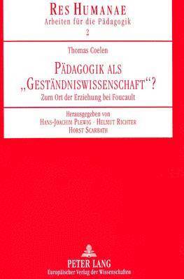 Thomas Coelen, Helmut Richter - Paedagogik ALS «Gestaendniswissenschaft»?, Häftad