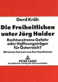 bokomslag Die Freiheitlichen Unter Joerg Haider