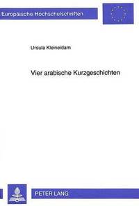 bokomslag Vier Arabische Kurzgeschichten