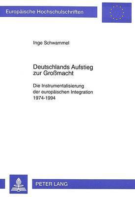 Deutschlands Aufstieg Zur Gromacht 1