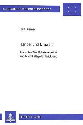 Handel Und Umwelt 1