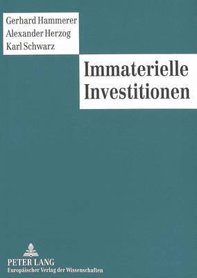 bokomslag Immaterielle Investitionen