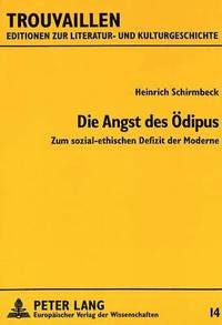 bokomslag Die Angst Des Oedipus