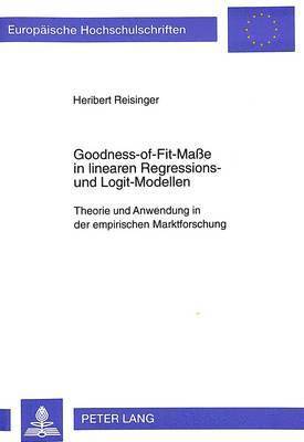 bokomslag Goodness-Of-Fit-Mae in Linearen Regressions- Und Logit-Modellen