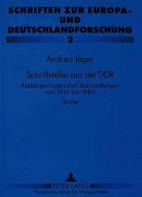 bokomslag Schriftsteller Aus Der Ddr