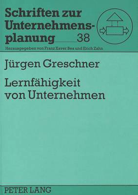 bokomslag Lernfaehigkeit Von Unternehmen