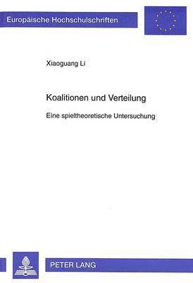 bokomslag Koalitionen Und Verteilung