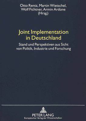 bokomslag Joint Implementation in Deutschland