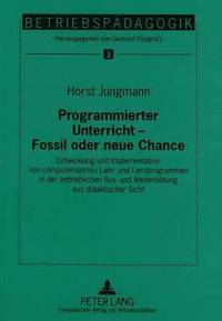 bokomslag Programmierter Unterricht - Fossil Oder Neue Chance