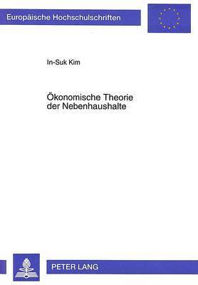 Oekonomische Theorie Der Nebenhaushalte 1