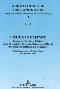 bokomslag Iustitia in Caritate
