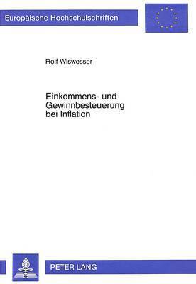 bokomslag Einkommens- Und Gewinnbesteuerung Bei Inflation