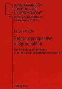 bokomslag Referenzperspektive in Sprechakten