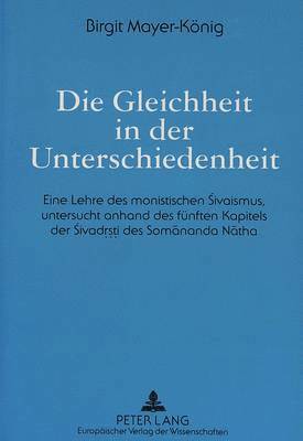 Die Gleichheit in Der Unterschiedenheit 1