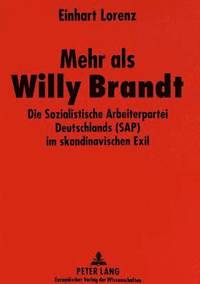 bokomslag Mehr ALS Willy Brandt