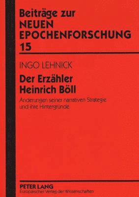 bokomslag Der Erzaehler Heinrich Boell